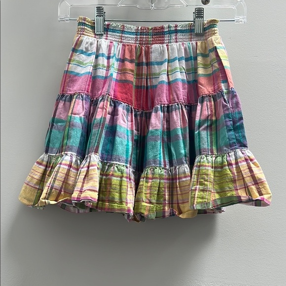 Polo by Ralph Lauren Pink and Red Mini Bubble Skirt - Picture 2 of 3